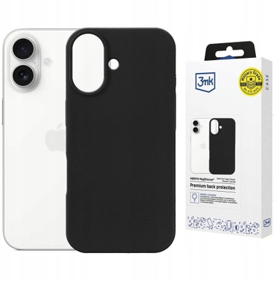 Mbështjellës telefoni 3MK Hardy MagSilicone për Apple iPhone 17, silikon, për MagSafe, gri grafit