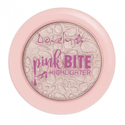 Pudër shkëlqyese për fytyrë Lovely Pink Bite , 3.2g