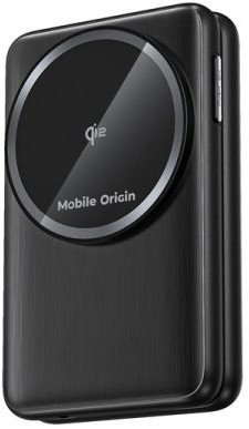 Karikues 3 në 1 Mobile Origin PW8, palosës, Qi2 MagSafe, i zi