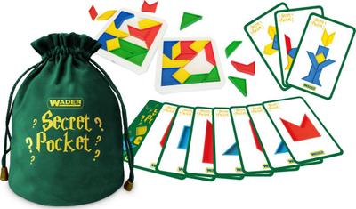 Lojë kartash Wader Sensory Game - Tangram Pop Art