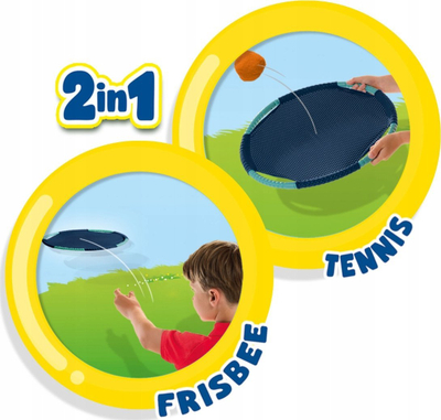 Set loje SES Tennis and Frisbee Fun, 2 unaza tenis frisbee, me topa Splash, shumëngjyrësh