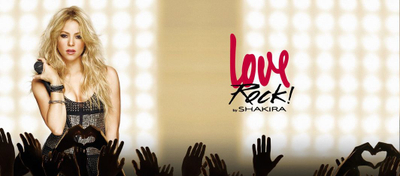 Ujë tualeti Shakira Love Rock EDT për gra, 50ml