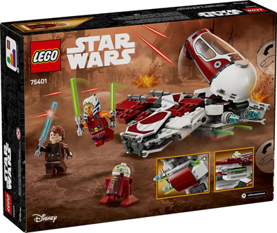 Set LEGO Star Wars Jedi Interceptor i Ahsoka, 75401, shumëngjyrësh