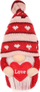 Figurinë dekorative Saska Garden Gnome With Heart Love, 19 cm, për Shën Valentin