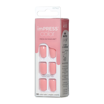 Set thonj vetë-ngjitës Kiss imPRESS Color Pretty Pink, 30 copë