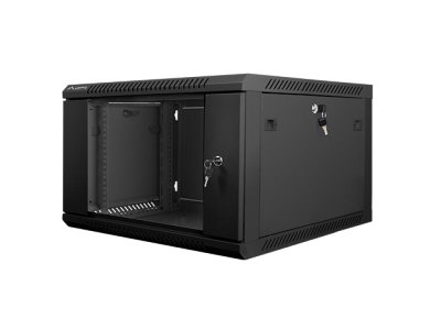 Kabinet muri Lanberg WF01-6606-10B, 19", 6U, i zi