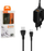Karikues NETWORK, 2xUSB, 2.4A, 12W, i zi + kabllo USB-C SOMOSTEL, 1m, e zezë