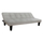 Divan‑shtrat HM3000.01, pëlhurë, 179x80x79 cm, beige