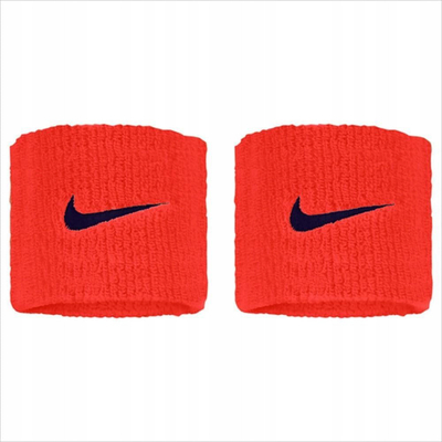 Rripa djerse për kyç Nike Swoosh 92800648535, set me 2 copë, elastikë, të bardhë