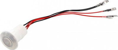 Buton ndezës MTuning_F Switch 304SS, 22mm, 10A 12V LED, i kuq