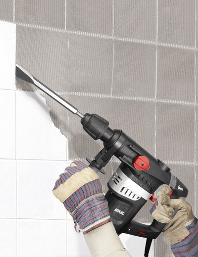 Çekiç rrotullues Skil 1766, 1500 W, SDS Plus, me 3 spiralë dhe 2 dalta