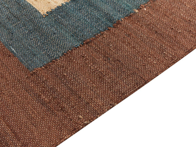 Tapet boho pa markë, 200 x 300 cm, prej jute dhe pambuku, shumëngjyrësh