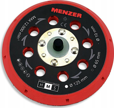 Jastëk gërryes Menzer ETS 125, 125 mm, multi-perforim medium