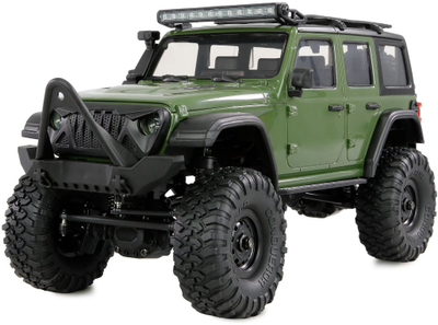 Makinë me telekomandë Amewi AMXRock Mini-Crosstrailer, 4WD, shkalla 1:16, e gjelbër