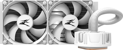 Ftohës me ujë për CPU Zalman Reserator5 Z24, radiator 240mm, RGB, i bardhë
