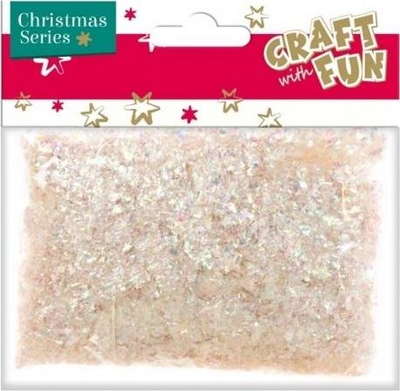 Konfeti dekorative Craft with Fun CF Decoration, transparente, 30g