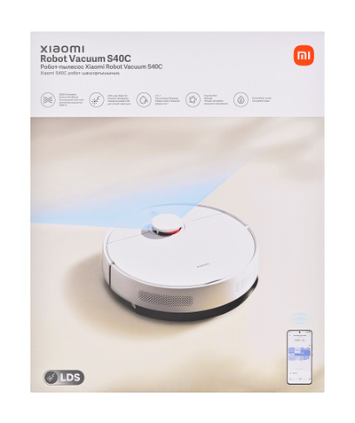 Fshesë me korrent robotike Xiaomi Robot Vacuum S40C EU, navigim inteligjent, kontroll me aplikacion, e bardhë
