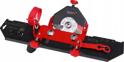 Aksesor prerës Mechanic Slider 45 PRO 2.0, për mulli këndor 115–125 mm, kënd 45°, metalik