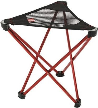 Stol kampingu Robens Geographic Stool High, alumini, palosës, i kuq
