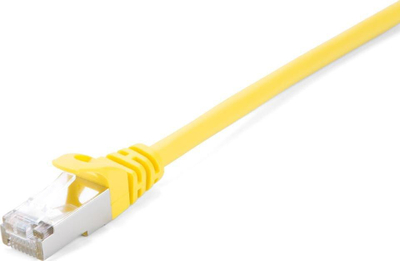 Kabllo rrjeti V7 Cat6 STP RJ45, 1m, e verdhë