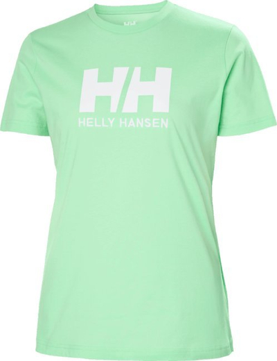 Блуза Helly Hansen Logo 34112, памук, Regular Fit, светло зелена