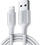 Kabllo UGREEN UGR1458 USB A me Lightning, 1.5 m, 2.4A, ngjyrë argjendi