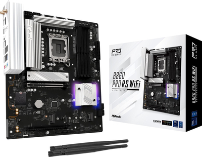 Pllakë amë ASRock B860 Pro RS WiFi, ATX, DDR5, me WiFi 6E