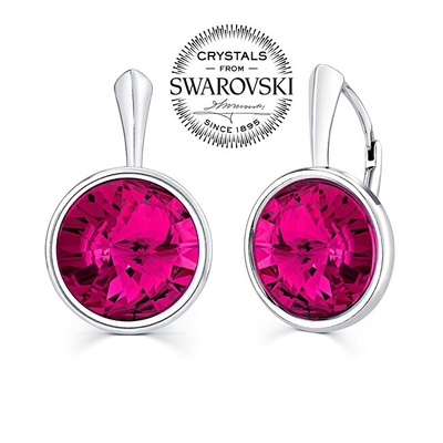 Vathë Silvego Swarovski® Crystals fuchsia VSW005E