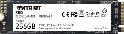 Disk SSD Patriot P300, M.2 2280, 256GB
