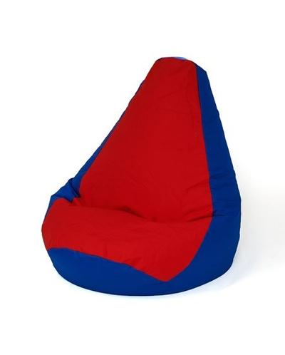 Puf sako Go Gift, XL 130 x 90 cm, formë dardhe, blu e errët kuqe
