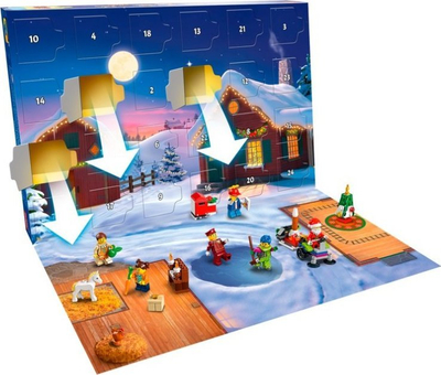 Kalendar Adveti LEGO City 60352, 287 pjesë, 5+ vjeç, shumëngjyrësh
