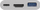 Adapter USB C Goobay 62104, HDMI 4K, USB A 3.0, i bardhë