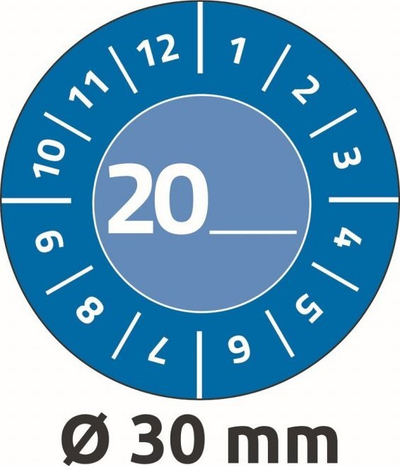 Етикети за тестирање Avery Zweckform 20xx, 80 парчиња, 30 mm, самолепливи