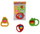 Lodër zile për bebe Fruit, set 3 copë, shumëngjyrëshe