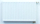 Radiator çeliku panel vertikal, lidhje fundore, i bardhë