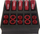 Bulona rrote D1Spec Racing Nut, M12x1.5, alumini i farkëtuar, e kuqe