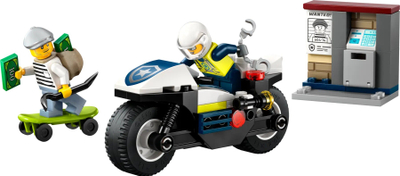 Set LEGO City Motorcycle Chase 60455, lodër ndërtuese, për fëmijë