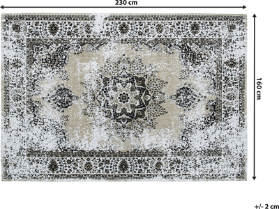 Tapet ALMUS Vintage Area Rug, 160 x 230 cm, gri