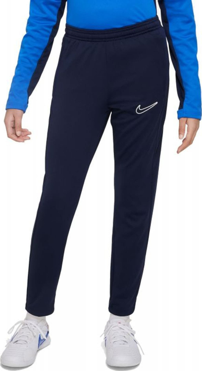 Pantallona sportive për kalamaj Nike Dri FIT Academy 23 Jr DR1676 451, Dri FIT, blu navy