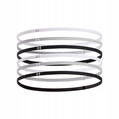 Shirita flokësh Under Armour Mini Elastic Hairbands, set 6 copë, të zeza