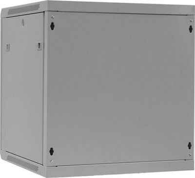 Kabinet muri Netrack F-Line RACK 19" 12U, 600 mm, derë xhami, gri