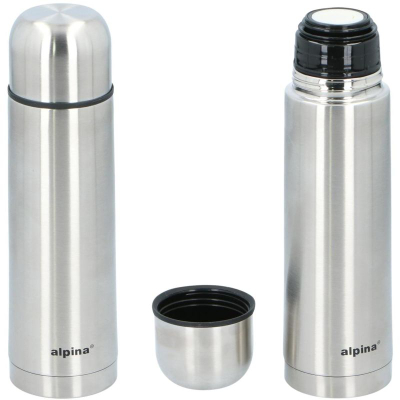 Termos Alpina Tourist, 480 ml, çelik inoksi, ngjyrë argjendi