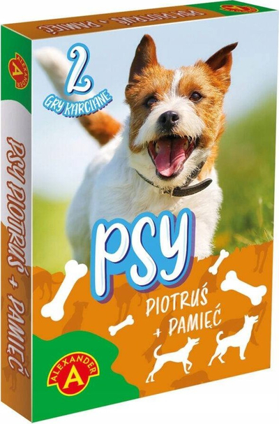 Loja me letra Piotruś Cards Dogs, 25 letra, për kalamaj, shumëngjyrëshe
