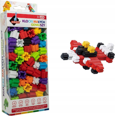Lodra kube ndërtimi Little Geniuses, 160 copë, shumëngjyrëshe