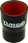 Reduktor i drejtë silikoni TurboWorks Pro, 40–51mm, mban presion deri 8 bar, ngjyrë e zezë