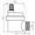 Valvul automatike ajri Ferron Side Air Vent 1/2"