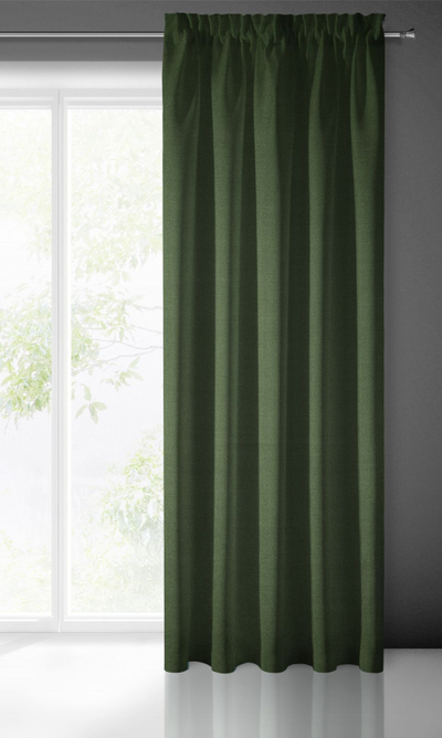 Perde Eurofirany Drape 370478, 140x270cm, poliester, jeshile e errët