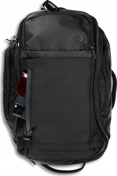 Çantë shpine Ogio Pace Pro Max 45L për udhëtime, për laptop 17", gri