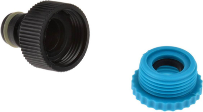 Приклучок за чешма GEKO, 1/2"-3/4", пластика, зелен
