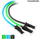 Set shirita rezistence InnovaGoods Tribainer, x3, aksesorë trajnimi, shumëngjyrësh